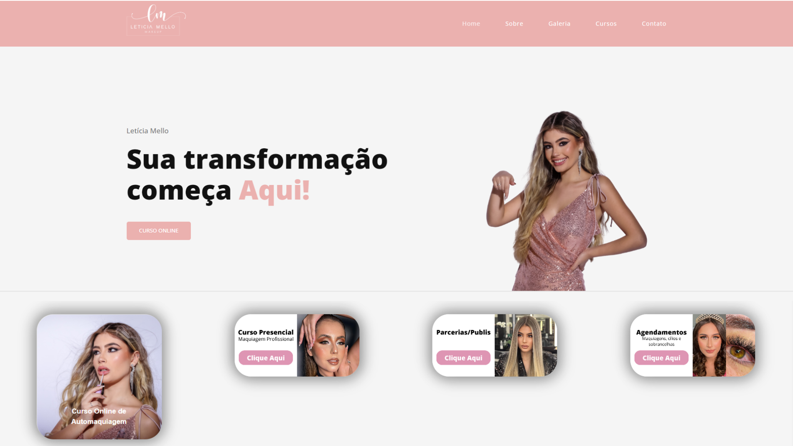 Site Letícia Mello